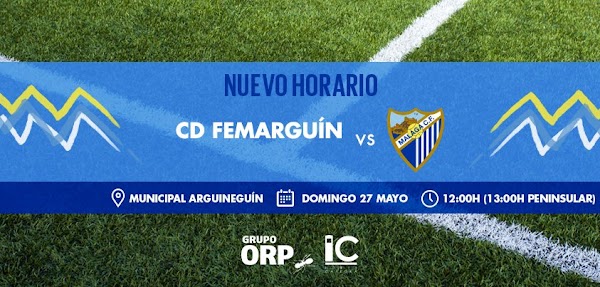 El Femarguín - Málaga Femenino se jugará el domingo a las 12:00 horas