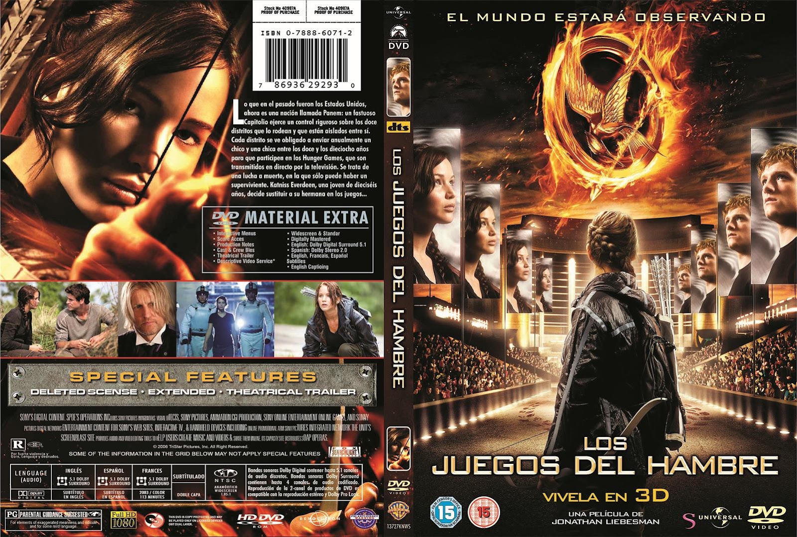 Tienda Del Dvd Los Juegos Del Hambre The Hunger Games