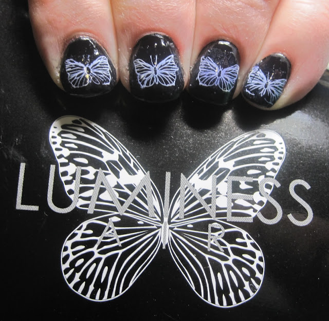 Luminess Air-inspired nail art