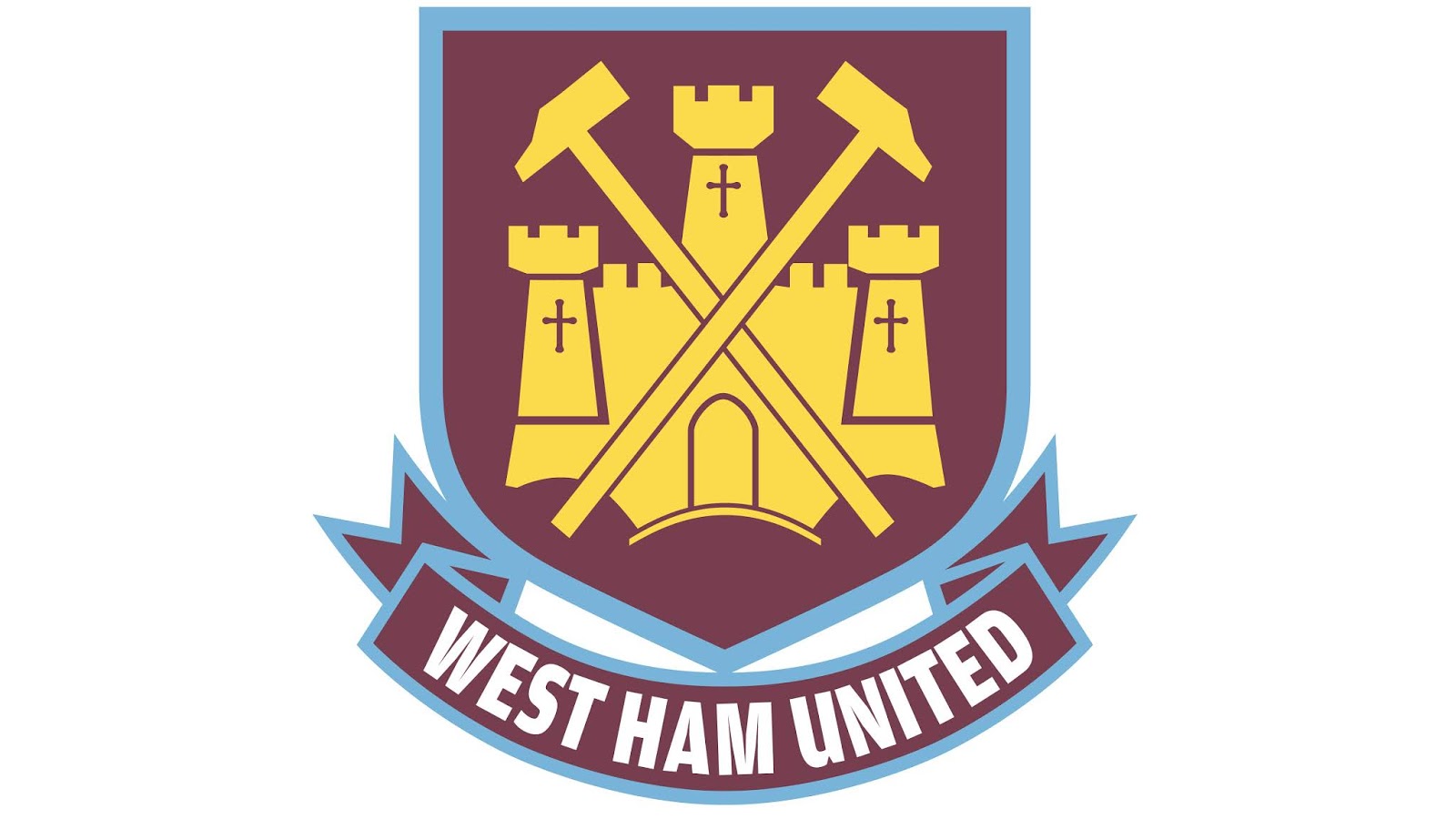 La evolución histórica del escudo del West Ham ENGLAND CALLING