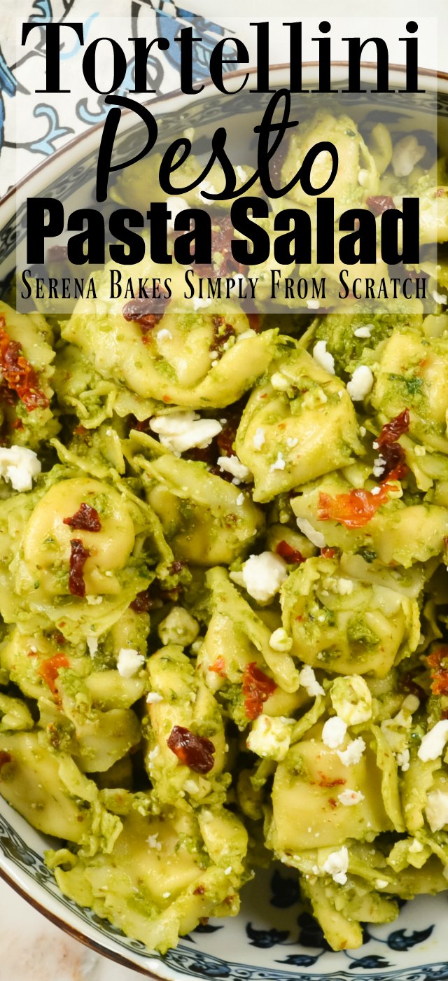 Tortellini Pesto Pasta Salad Serena Bakes Simply From Scratch