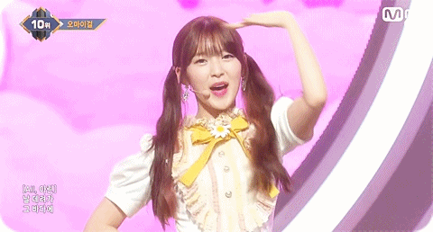 오마이걸 20170511 엠카운트 다운 무대.gif | 인스티즈