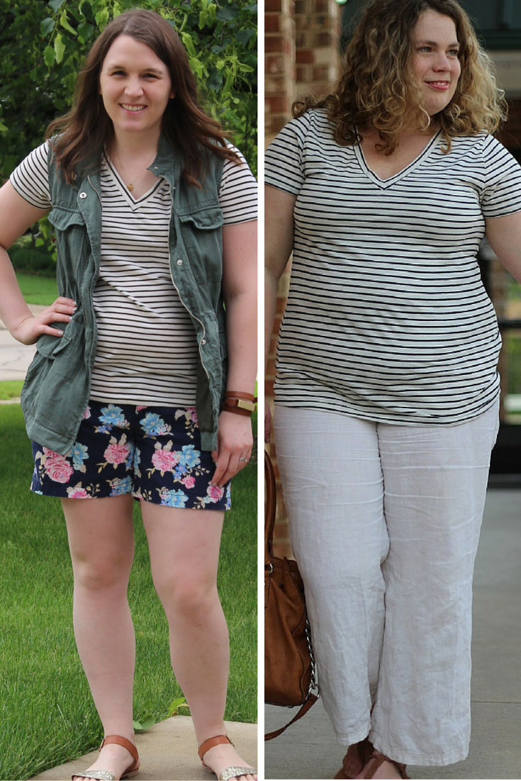 target striped tshirt