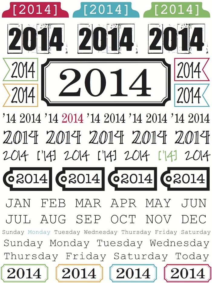 SRM Stickers Purse Sized Mini Calendar by Michelle