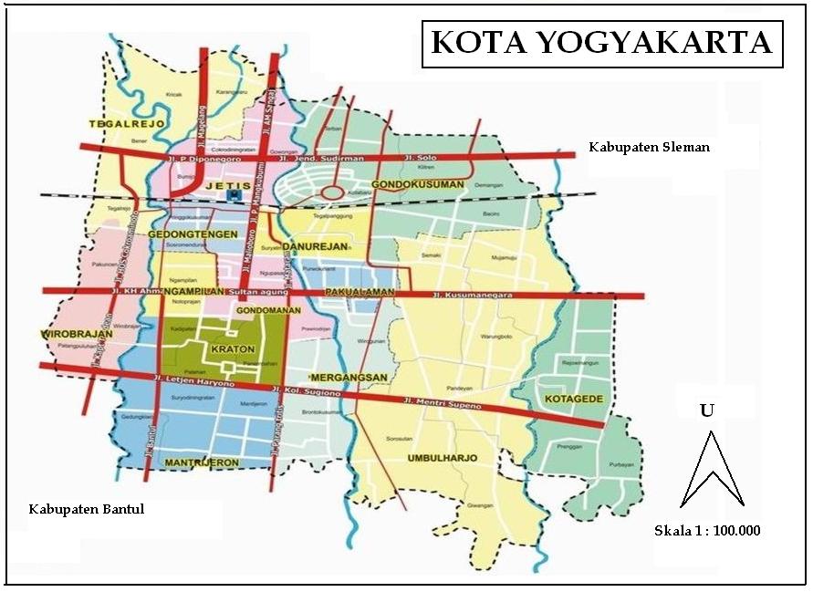 PROFIL KOTA  YOGYAKARTA  GEOGRAFI REGIONAL INDONESIA