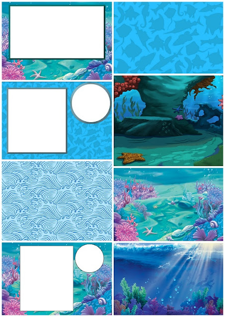 Under the Sea: Free Printable Invitations.