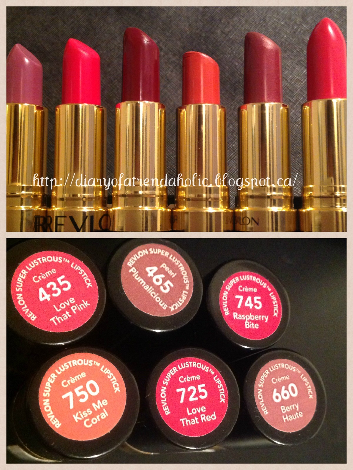 Diary of a Trendaholic Revlon Super Lustrous Creme Lipstick Review