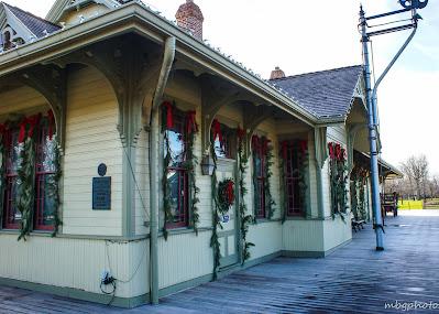 old train depot in historic area of St. Charles, Missouri photo by mbgphoto