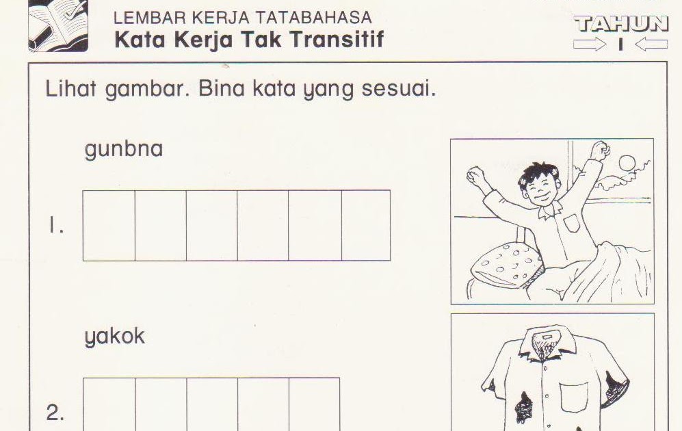 Kata Kerja Tahun 3 Latihan / Latihan Kata Kerja - Selamat mengerjakan