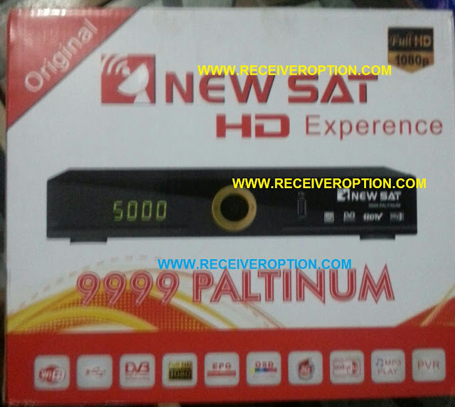 NEWSAT 9999 PALTINUM HD RECEIVER POWERVU KEY OPTION