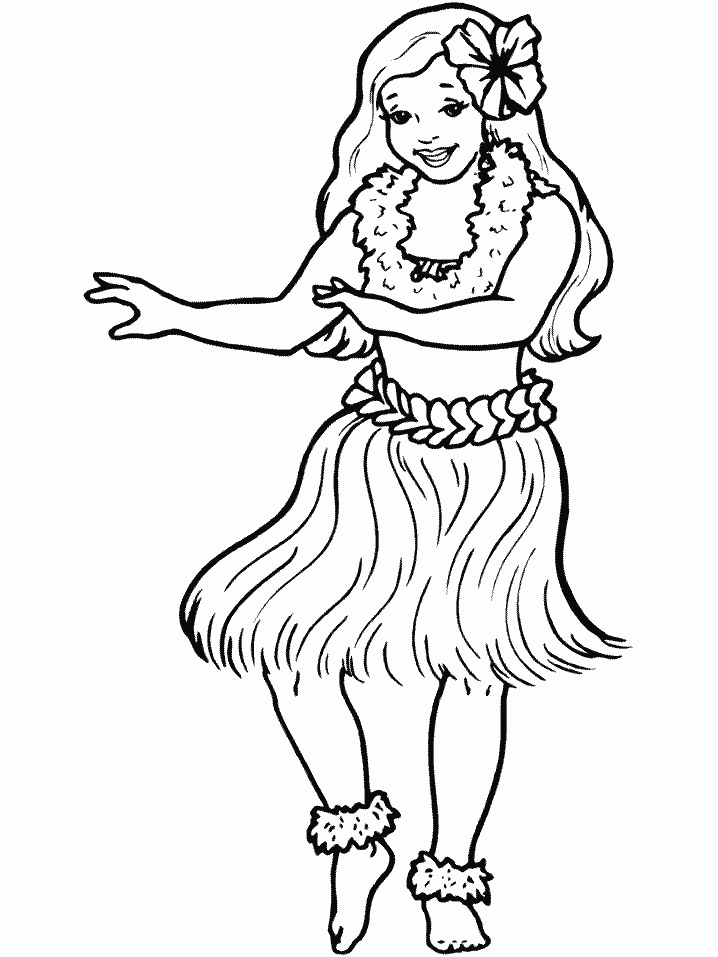 dancing girls coloring pages - photo #4