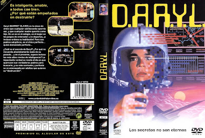 Cover dvd, carátula: D.A.R.Y.L. (DARYL) | 1985 
