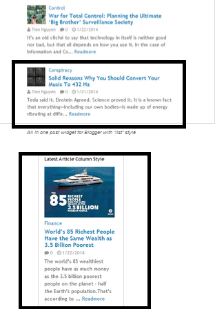 最新・ランダム記事ウィジェット「リストとコラム」 Blogger最新・ランダム記事ウィジェット「リストとコラム」