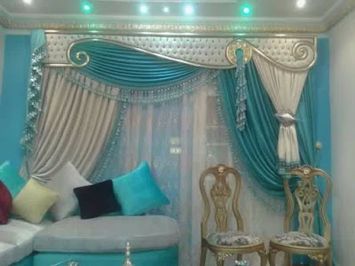latest modern turquoise curtains design colors for living room bedroom interior decor 2019