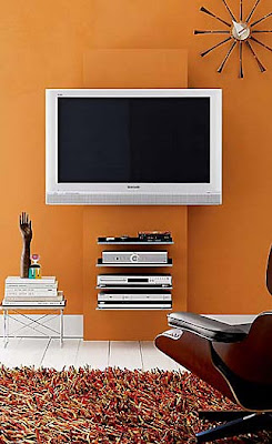 wall mounted TV ideas | Jennifer Adams