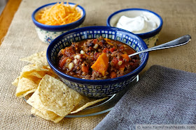 Slow Cooker Sweet Potato Chili with Hatch Chiles, Corn, and Beef | Farm Fresh Feasts