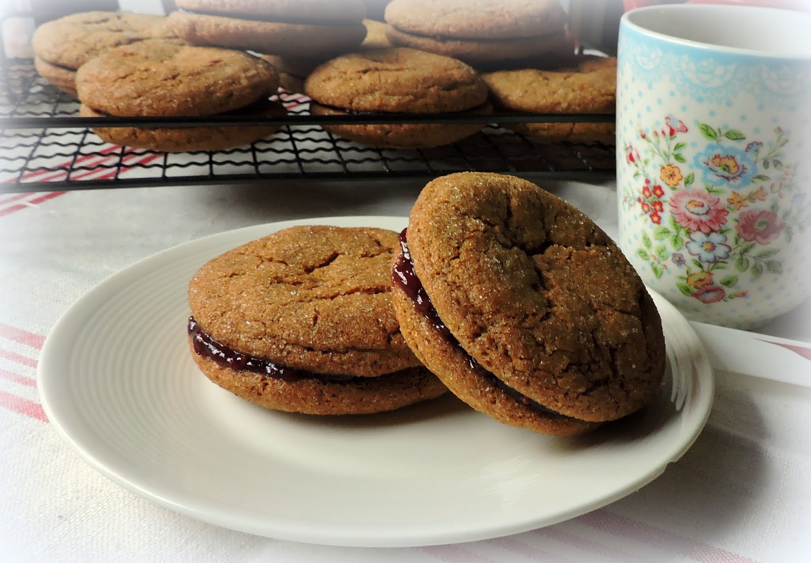 Ginger & Jam Sandwich Cookies The English Kitchen