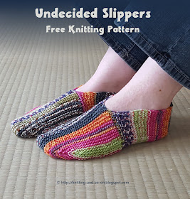 Knitting and so on: Undecided Slippers