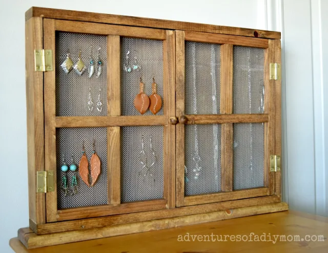 DIY Jewelry Organizer - How to Build your own