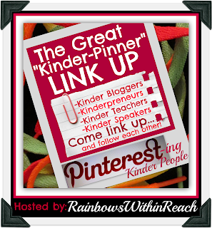 photo of: The Great "Kinder-Pinner" LinkUP (via RainbowsWithinReach) Pinterest linkUP for kindergarten 