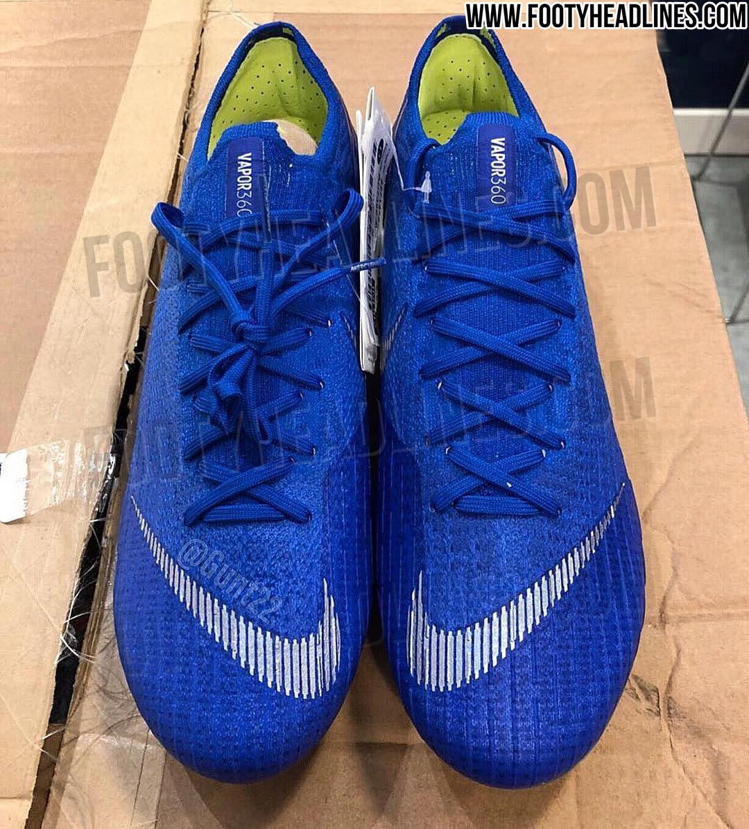 blue nike mercurial boots