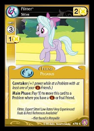 My Little Pony Flitter, Sitter Absolute Discord CCG Card