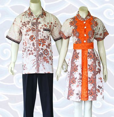 20 Model Baju  Batik  Kombinasi  Brokat Desain Terbaru 