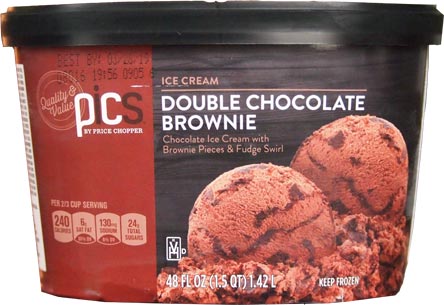 On Second Scoop Ice Cream Reviews Price Chopper Double Chocolate Brownie Ice Cream