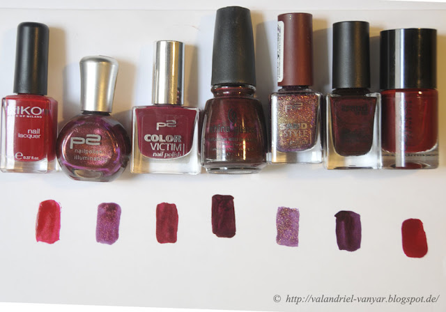 7 Shades of Red: Doppelausgabe (Lidschatten & Nagellack)