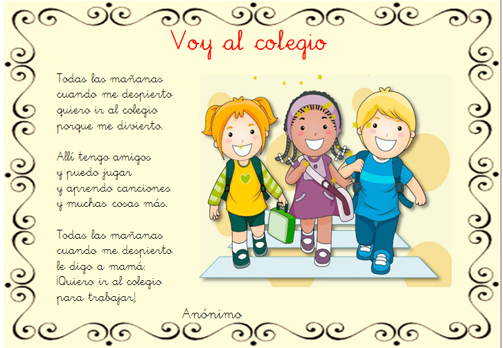 Poemas dedicados al colegio Imagui Poemas dedicados al colegio Imagui