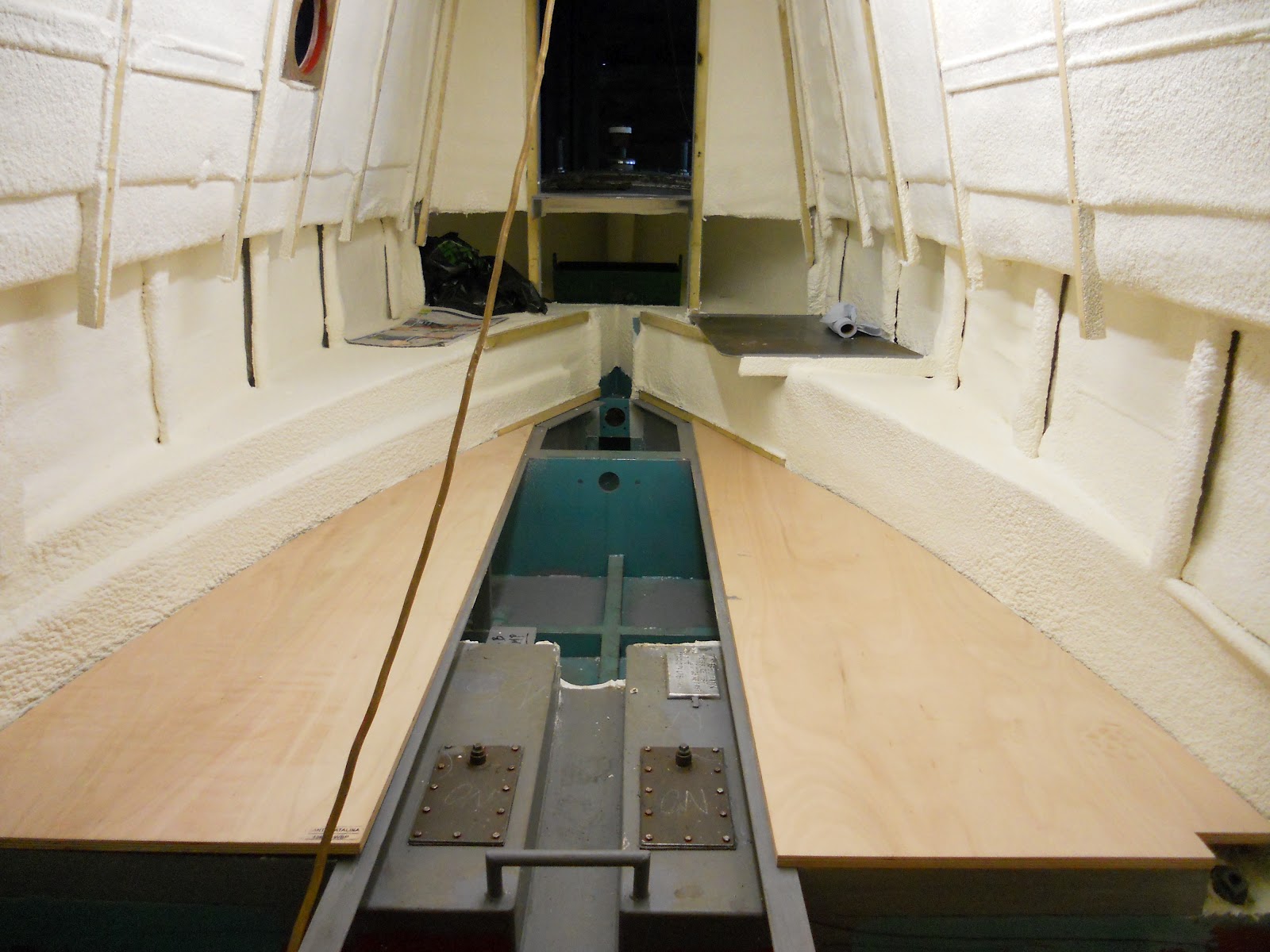 Harris & Watson Narrowboat Build Ballast, sub floor and stove hearth