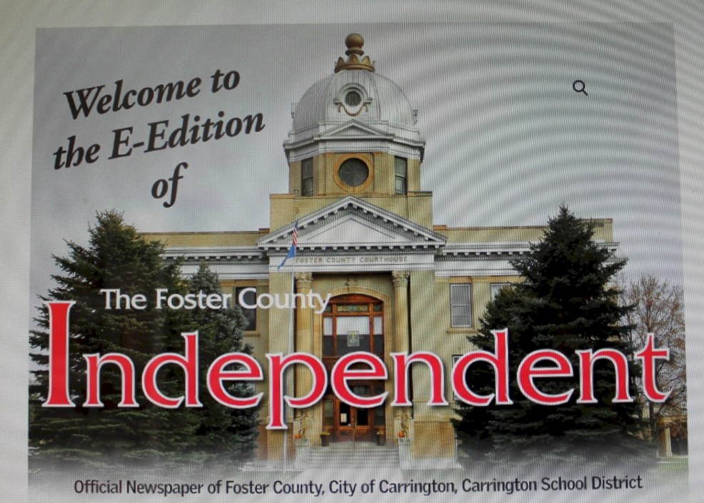 Carrington, North Dakota THE FOSTER COUNTY "DEPENDENT" GETS IT WRONG AGAIN