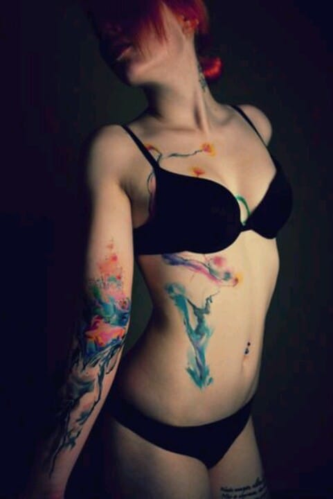 15 Surprising Abstract Tattoos
