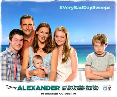 Poster Of Hollywood Film Alexander and the Terrible Horrible No Good Very Bad Day (2014) In 300MB Compressed Size PC Movie Free Download At downloadhub.in
