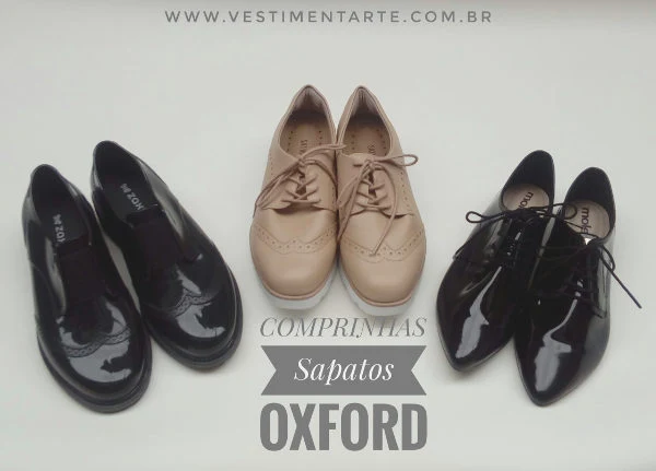 Sapatos Oxford Femininos Onde Comprar