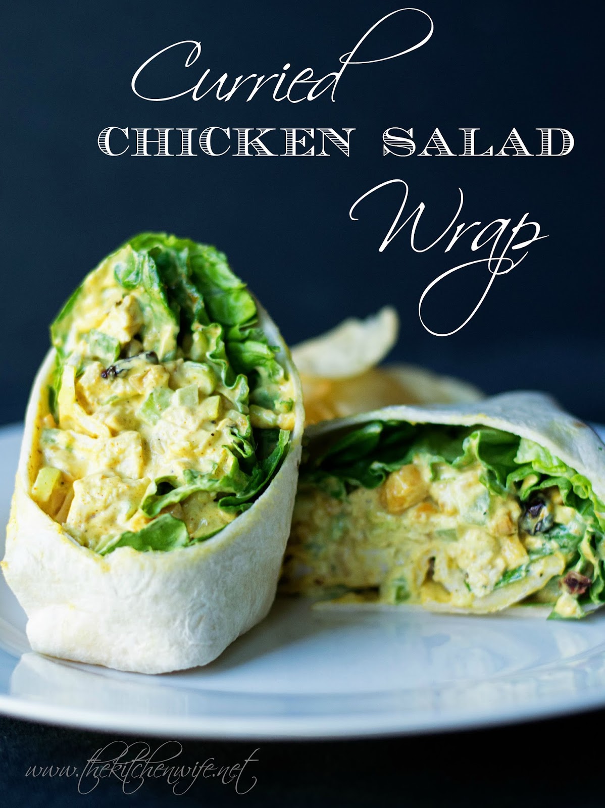 Curried Chicken Salad Wrap Recipe - The Kitchen Wife