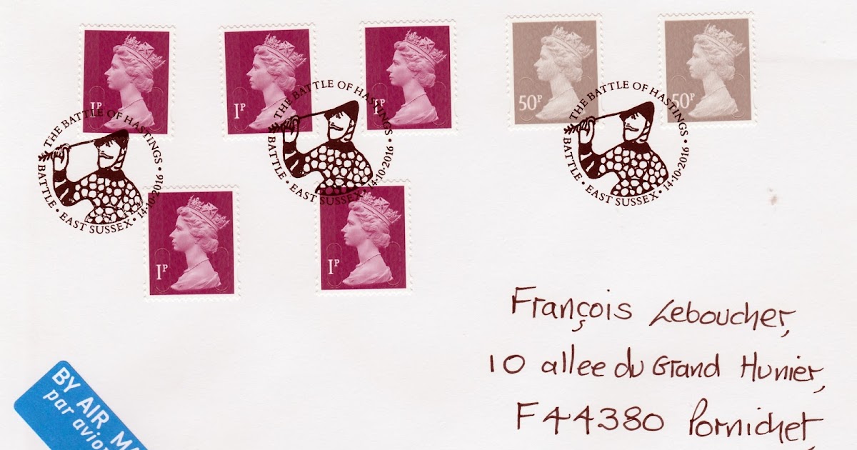 Covers and stamps of the World La bataille d'Hastings, une superbe