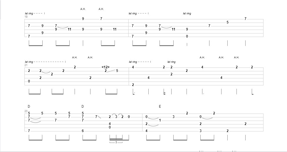 Bohemian Rhapsody Fingerstyle Tab