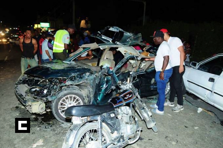 Muertes por accidentes se incrementaron 50.9% en República Dominicana Muertes por accidentes se incrementaron 50.9% en República Dominicana