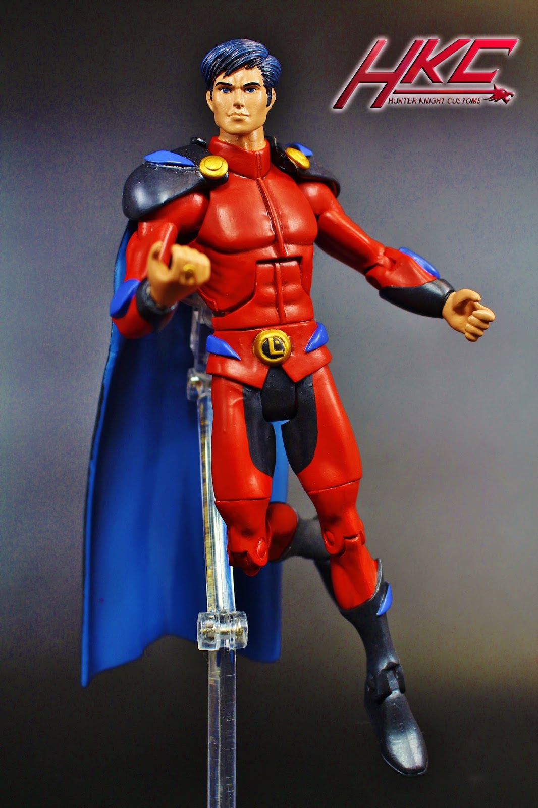 Hunter Knight Customs blog Custom MonEl action figure (DC Universe