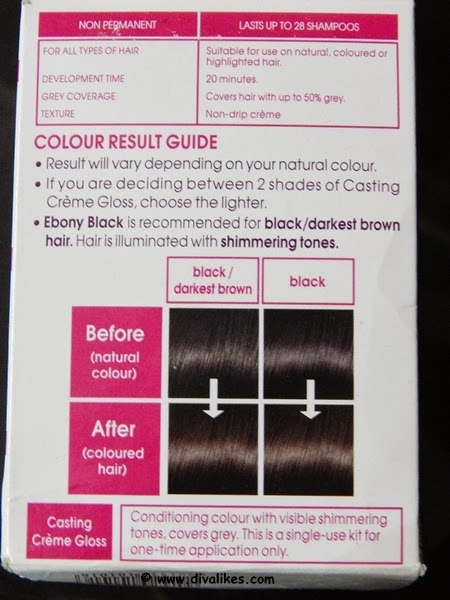 loreal hair colour 200 ebony black