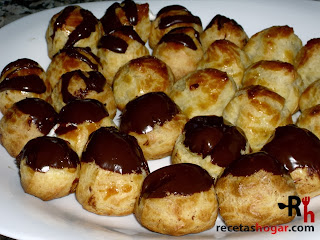 Profiteroles rellenos de crema de café-final