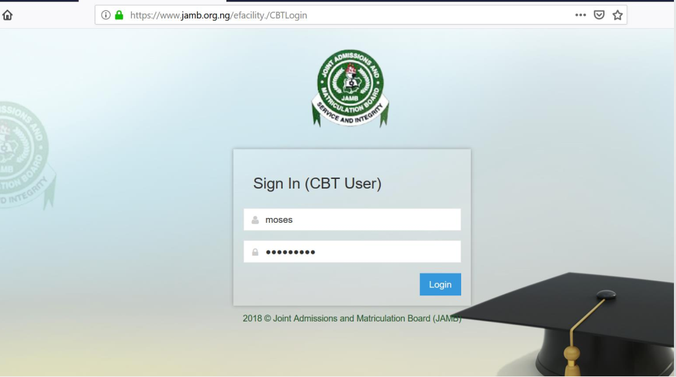 Login to Candidates Profile without Password [JAMB CBT Centers Guide]