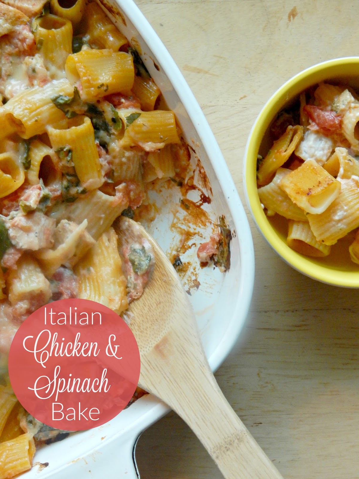 Italian Chicken & Spinach Bake | Ally's Sweet & Savory Eats