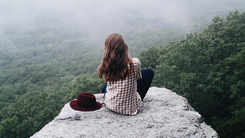 Lady admiring the Landscape 2
