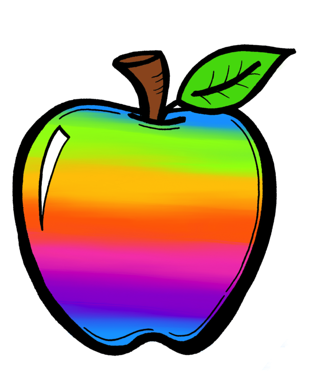 free clipart of an apple - photo #37