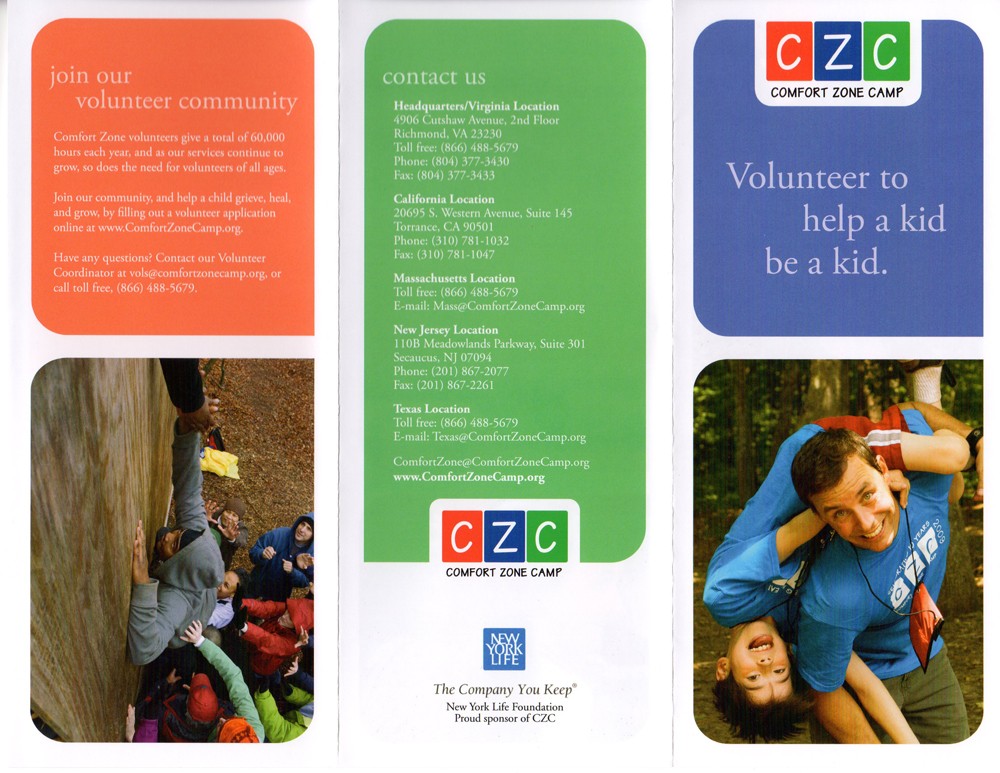 OC Community Resources COMFORT ZONE CAMP