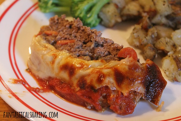 Pizza Meatloaf #recipe #meatloaf #beef #pizza #maindish