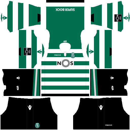 Kits Sporting Lisboa Liga NOS 2018/2019 FTS 15/DLS