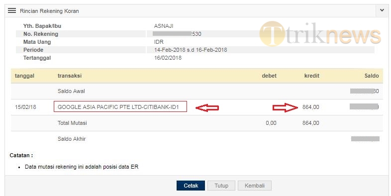 Cara Yang Benar Memverifikasi Rekening Bank Untuk Metode Pembayaran Adsense